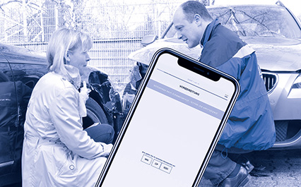 Kostenvoranschlag per Schadenapp